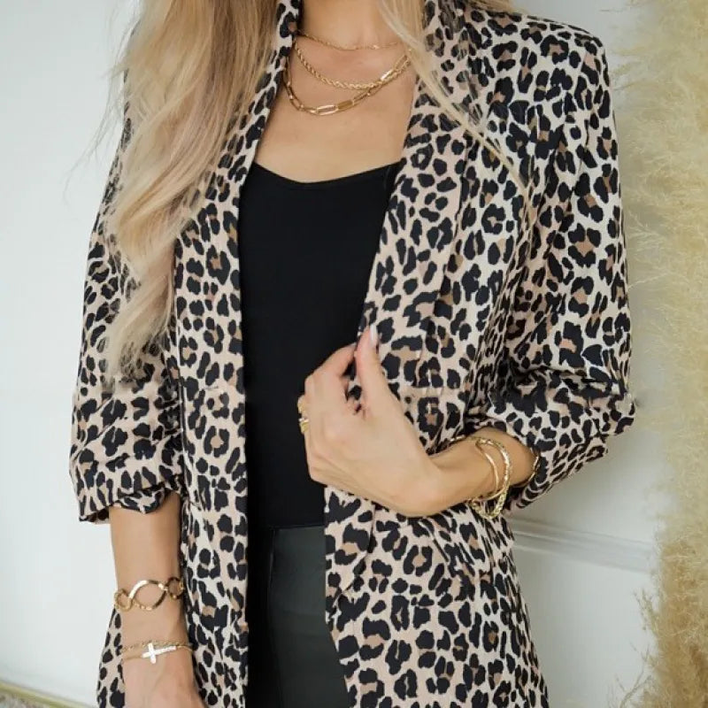 Savannah - Chic Print Blazer