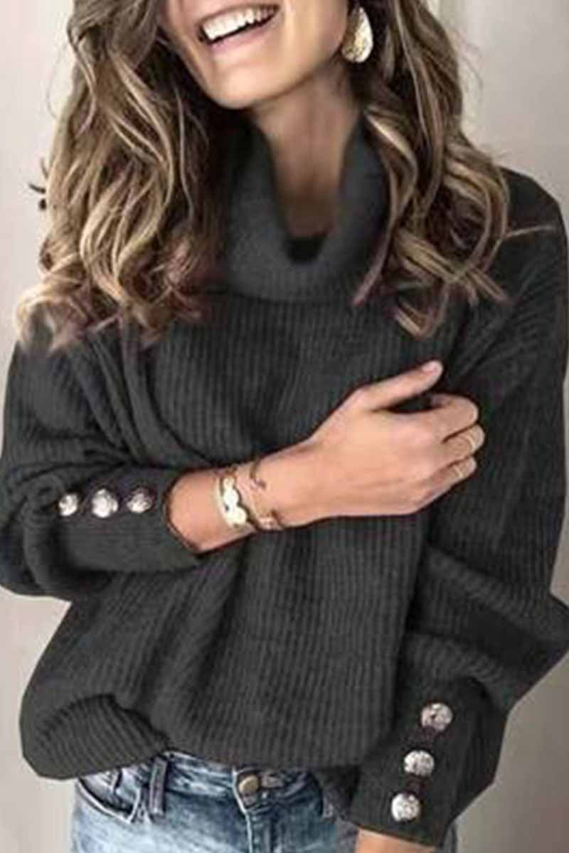 Chicindress Turtleneck Knitted Sweater