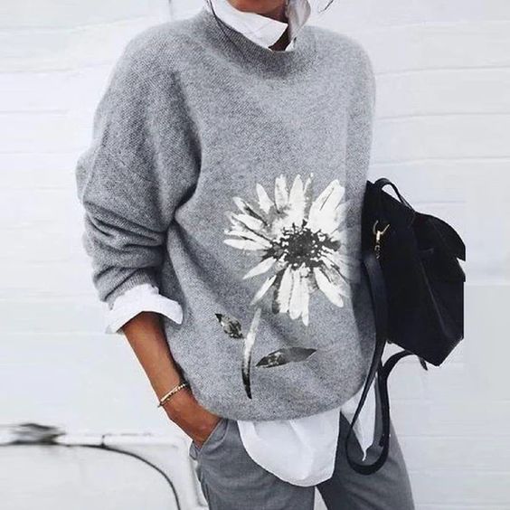 Blooming Elegance Sweater