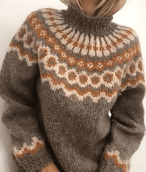 Bella - Turtleneck Knit Sweater