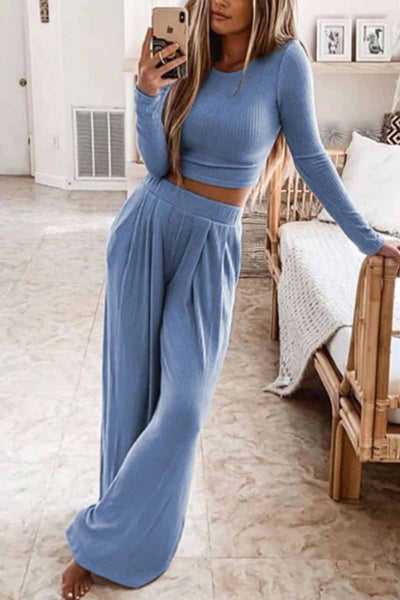 Chicindress Two-Piece Wide Leg Set