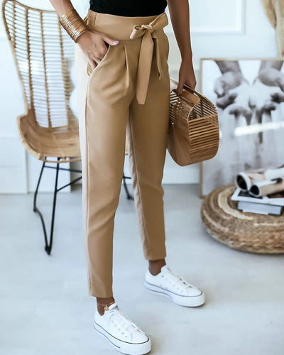 EcoChic High-Waisted Trousers