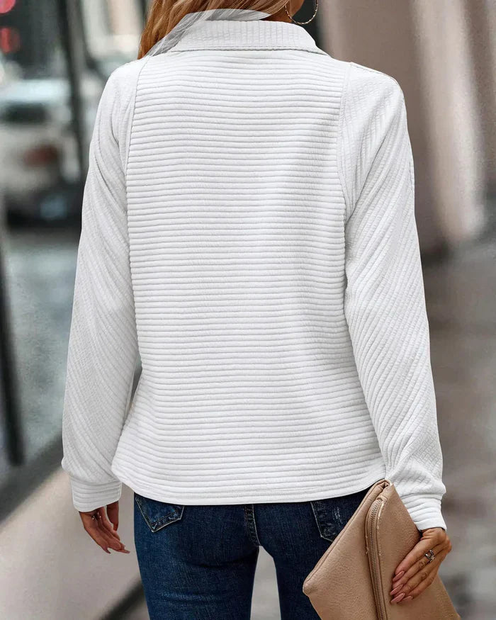 Elegant v-neck sweater for women