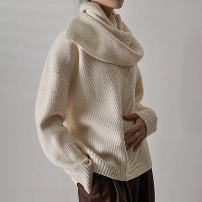 Sophia Knitted Shawl Sweater