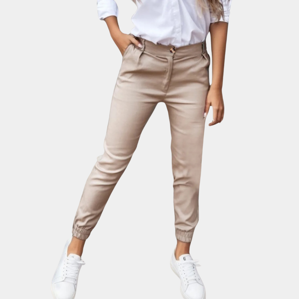 Day-to-Night Women's Casual High-Waisted Trousers