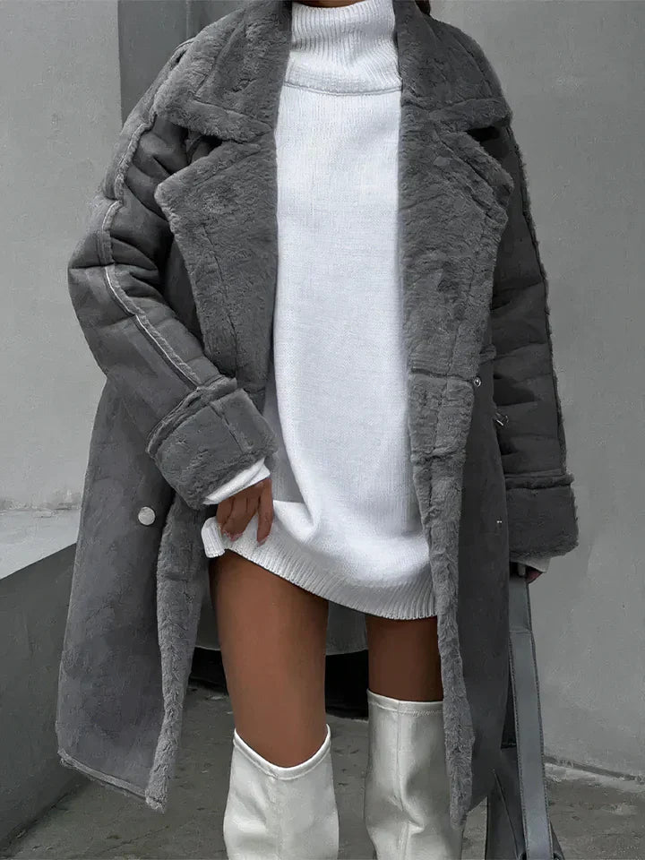 Aria - Cozy Teddy Coat