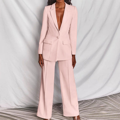 Elegant Blazer and Trousers Ensemble