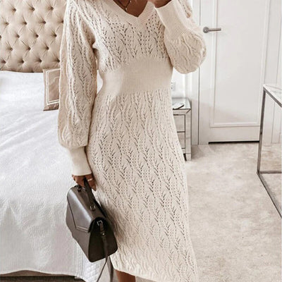 Seraphina - Soft Knit Long Sleeve Dress