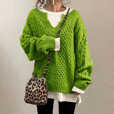 LuxeLayer Cable Knit Sweater