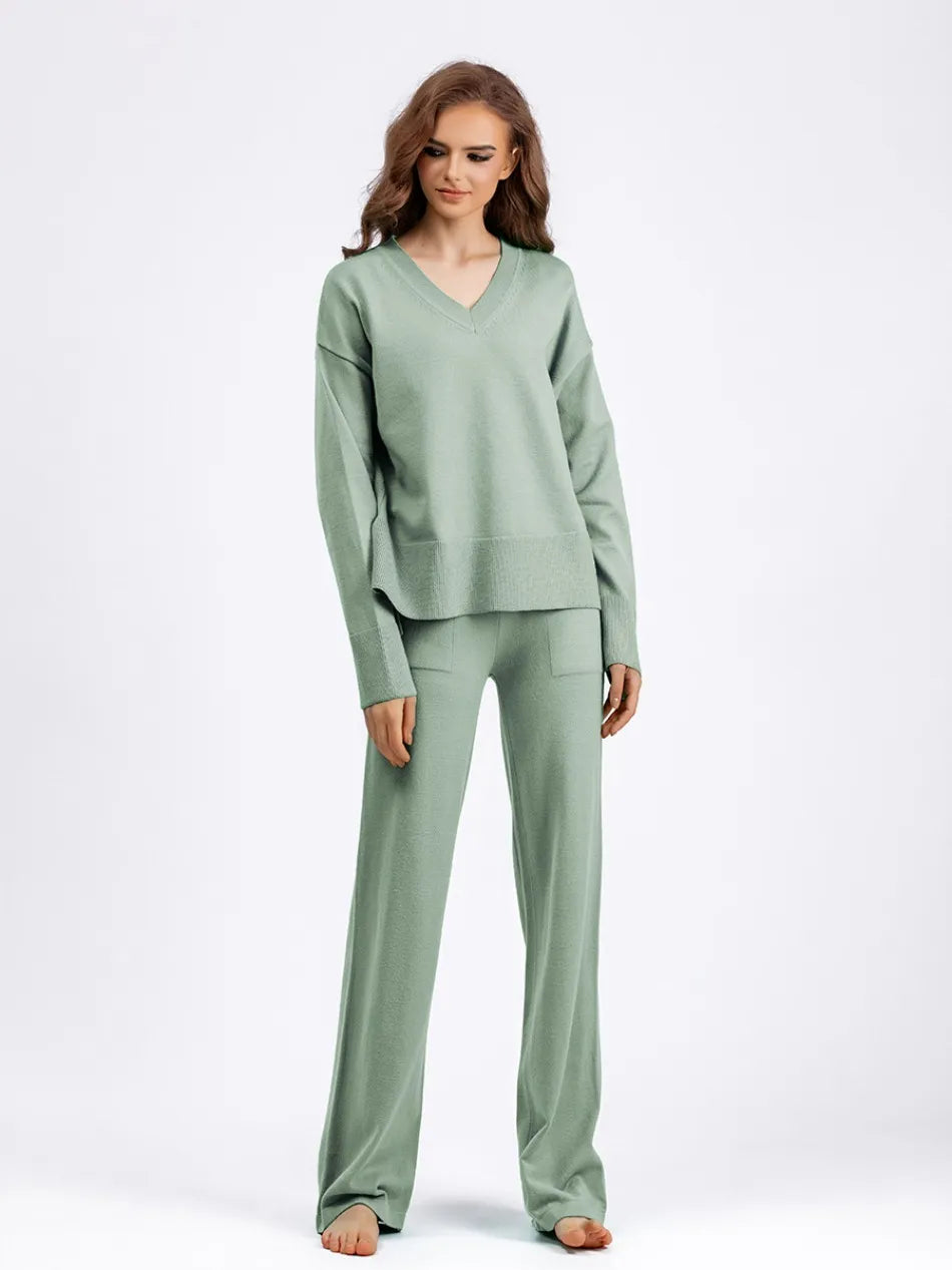 Lana Cozy Knitted Two-Piece Set