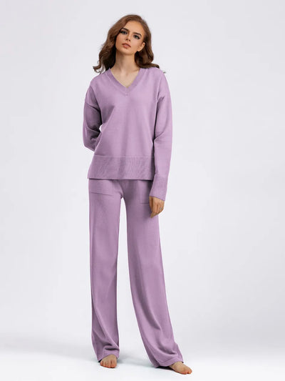 Lana Cozy Knitted Two-Piece Set