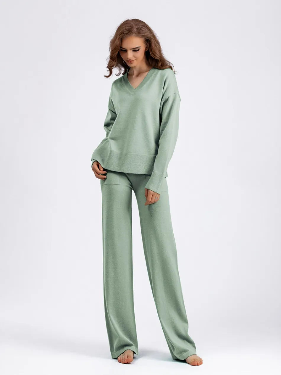 Lana Cozy Knitted Two-Piece Set