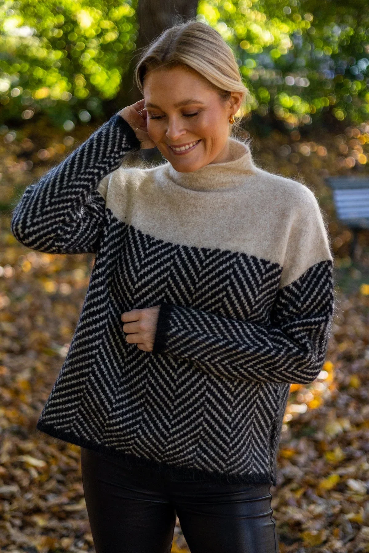 Claire Soft Cashmere Turtleneck Sweater