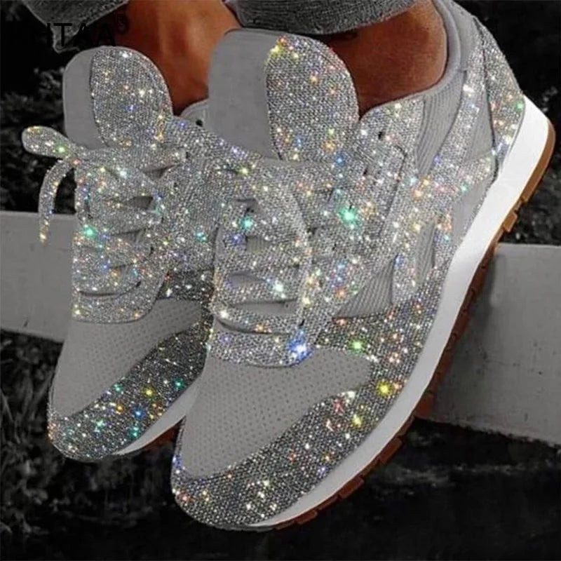 SparkleStride Glam Sequin Sneakers