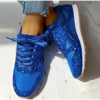 SparkleStride Glam Sequin Sneakers