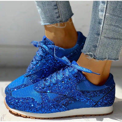 SparkleStride Glam Sequin Sneakers