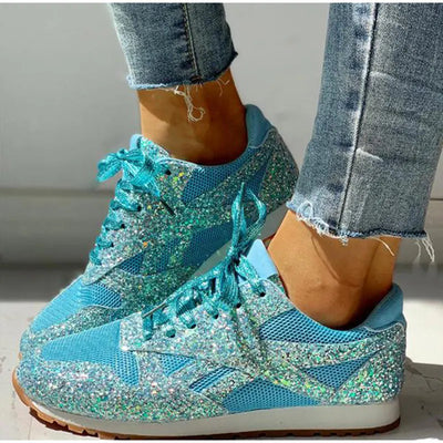 SparkleStride Glam Sequin Sneakers