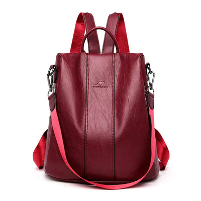 EliteUrban - Premium PU Leather Backpack