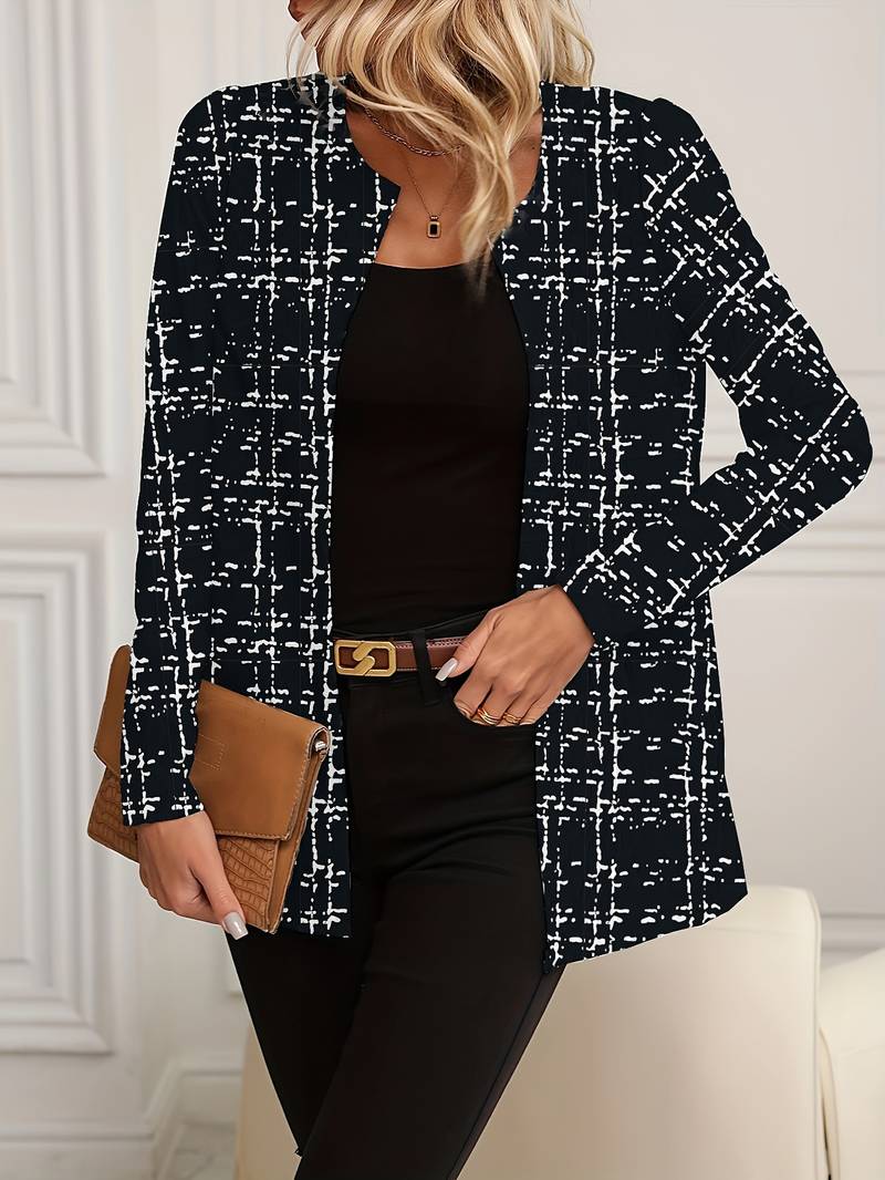 Savannah - Chic Print Blazer