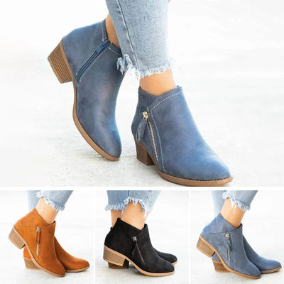 comfortable heels made of leather for women that you can wear in any season.