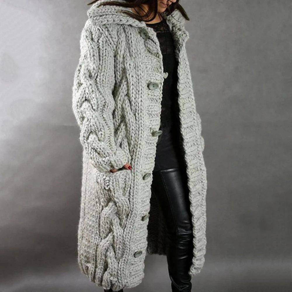 Bella Luxe Knitted Coat