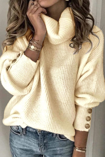 Chicindress Turtleneck Knitted Sweater