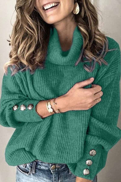 Chicindress Turtleneck Knitted Sweater