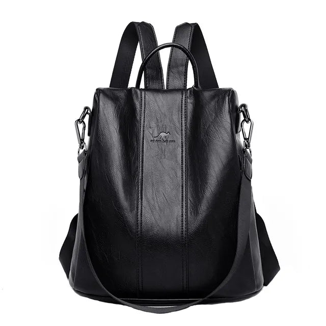 EliteUrban - Premium PU Leather Backpack